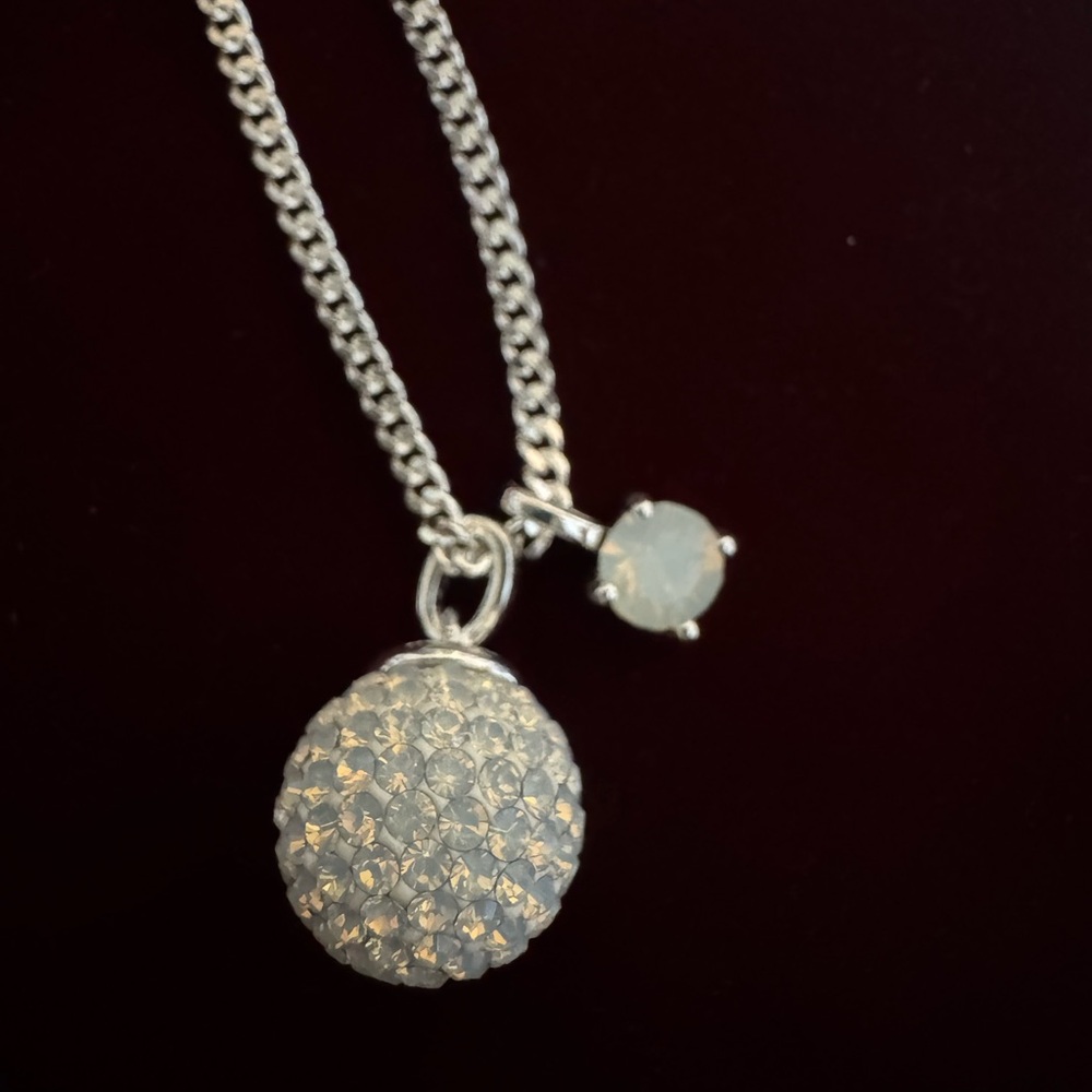 Hillberg & Berk October Birthstone Sparkle Pendant Necklace - Picture 4 of 6